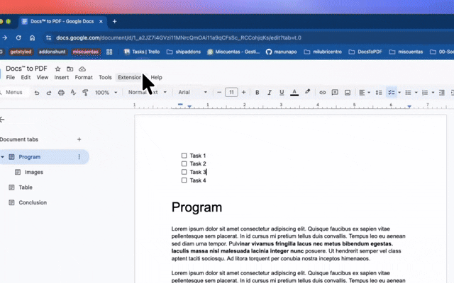 Doc to PDF screenshot 4